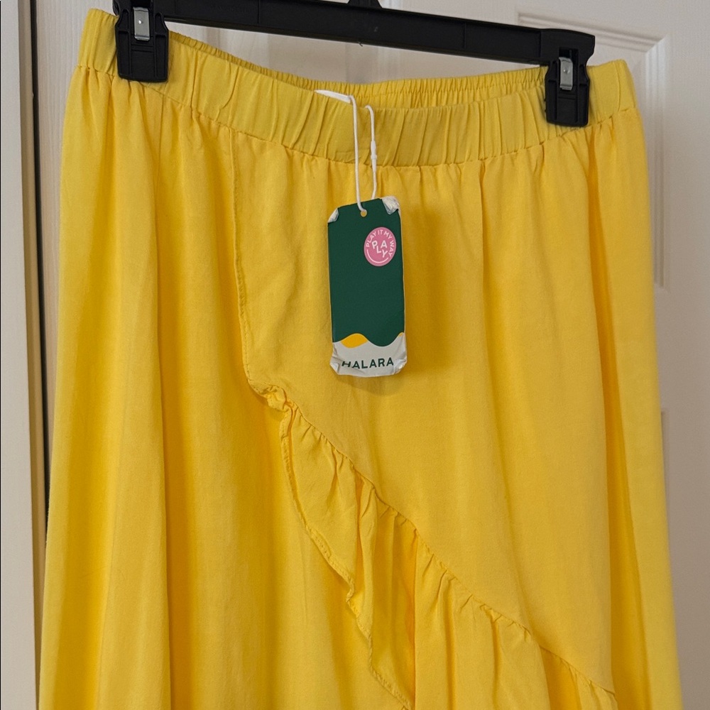HALARA Sunny Yellow Maxi Skirt - Picture 2 of 5